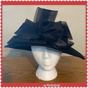 Fancy Black Church  Hat